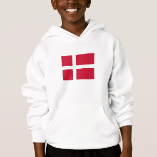 Denmark Flag Hoodie