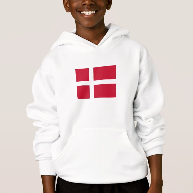 Denmark Flag Hoodie (Front)