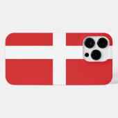 Denmark flag iPhone case (Back Horizontal)