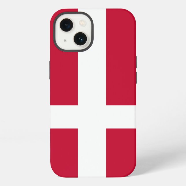 Denmark Flag Iphone Case (Back)