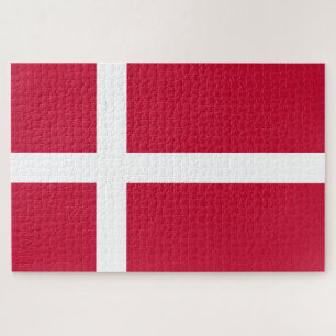 Denmark flag jigsaw puzzle