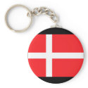 Denmark Flag Key Chains