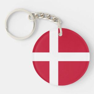 Denmark Flag Keychain