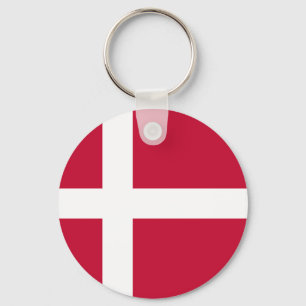 Denmark Flag Keychain