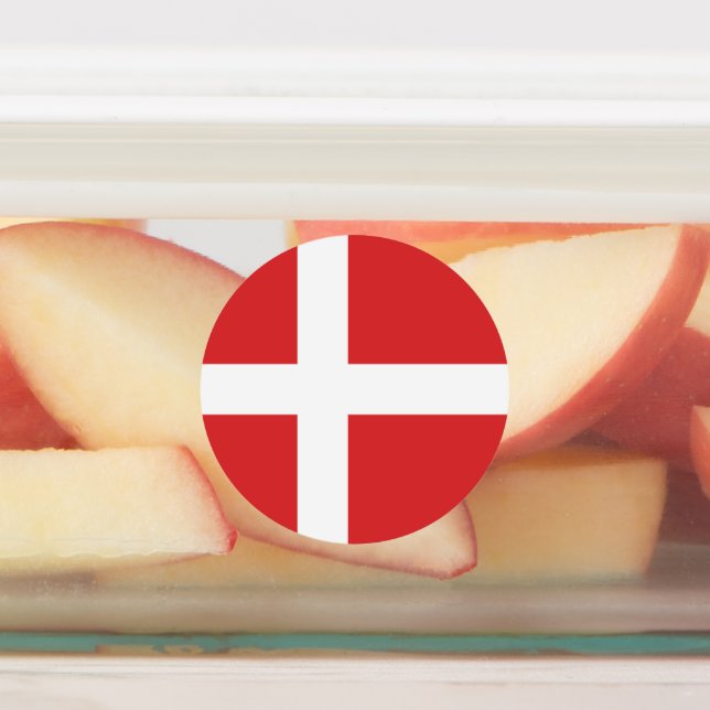 Denmark flag kids' labels (Affixed)