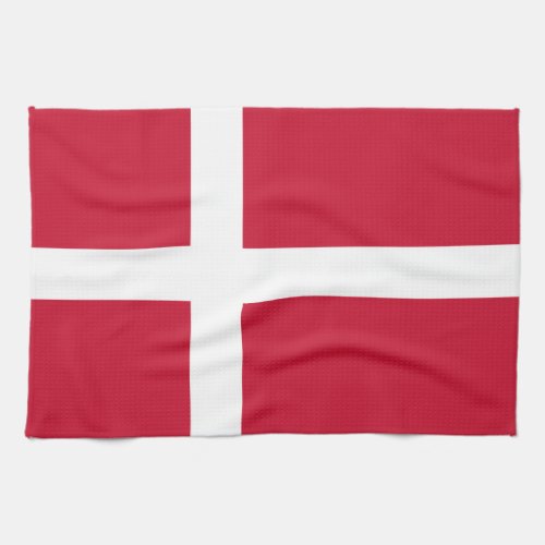 Denmark Flag Kitchen Towel