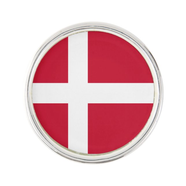 Denmark Flag Lapel Pin (Front)