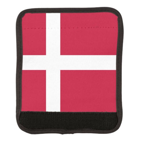 Denmark Flag Luggage Handle Wrap