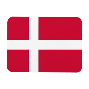 Denmark Flag Magnet by FlagWare at Zazzle
