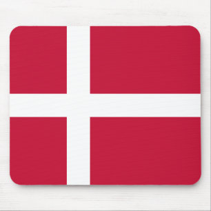 Denmark Flag Mouse Pad
