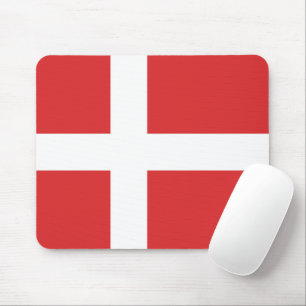 Denmark flag mouse pad
