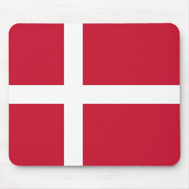 Denmark Flag Mouse Pad (Front)