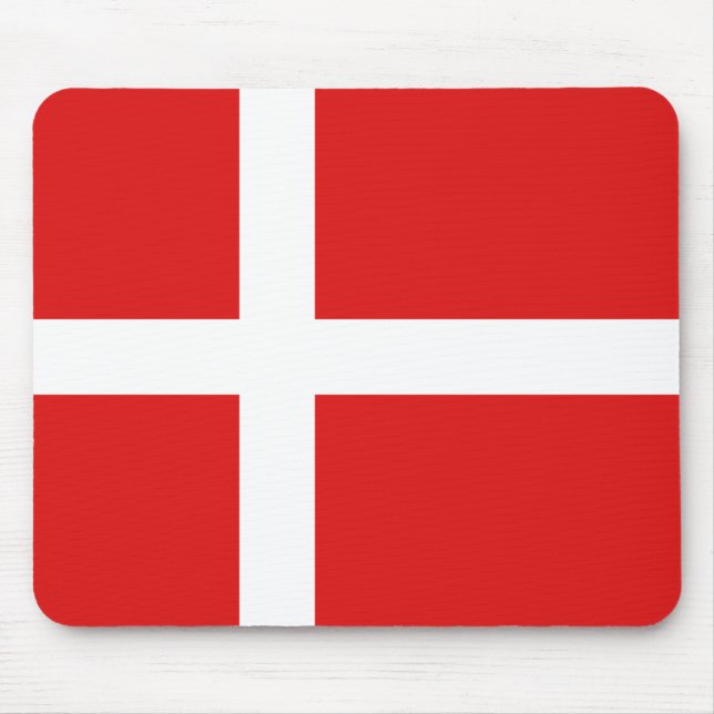 Denmark Flag Mousepad (Front)