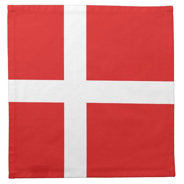 Denmark Flag Napkin (Front)