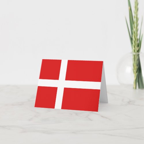 Denmark Flag Notecard