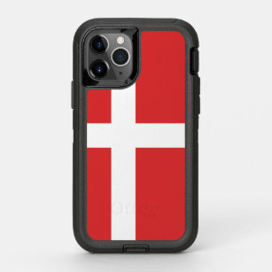 Denmark flag OtterBox defender iPhone 11 pro case