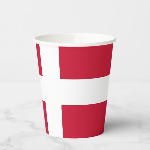 Denmark Flag Paper Cups