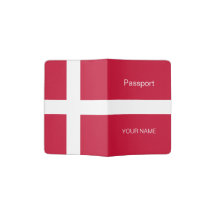 Denmark Flag Passport Holder