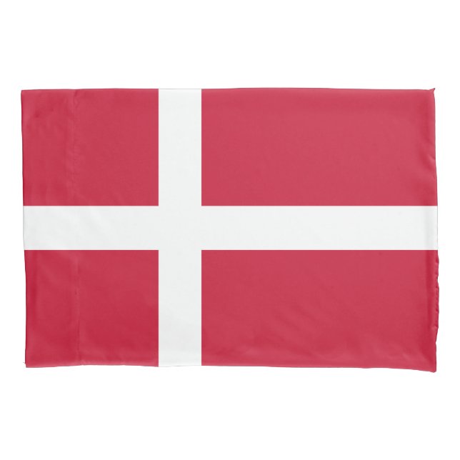 Denmark Flag Pillow Case (Front)