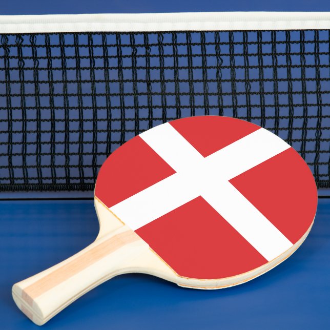 Denmark flag ping pong paddle (Insitu)