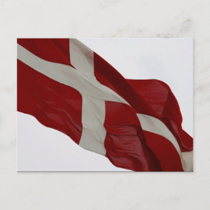 denmark flag postcard