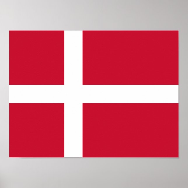Denmark Flag Poster (Front)