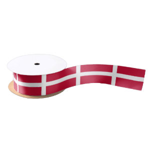 Denmark Flag Satin Ribbon