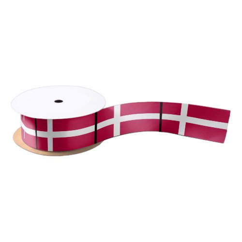 Denmark Flag Satin Ribbon