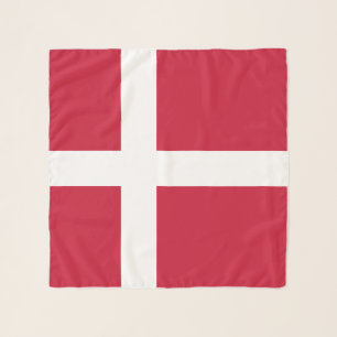 Denmark Flag Scarf