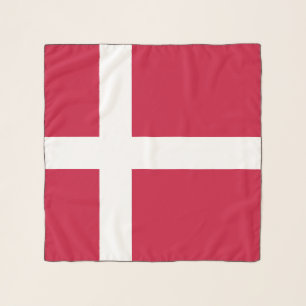 Denmark Flag Scarf