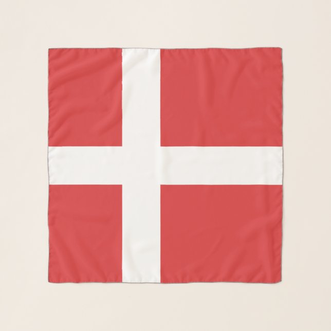 Denmark flag scarf (Front)