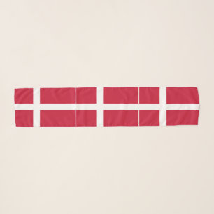 Denmark Flag Scarf