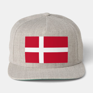 Denmark Flag Snap Back Hat