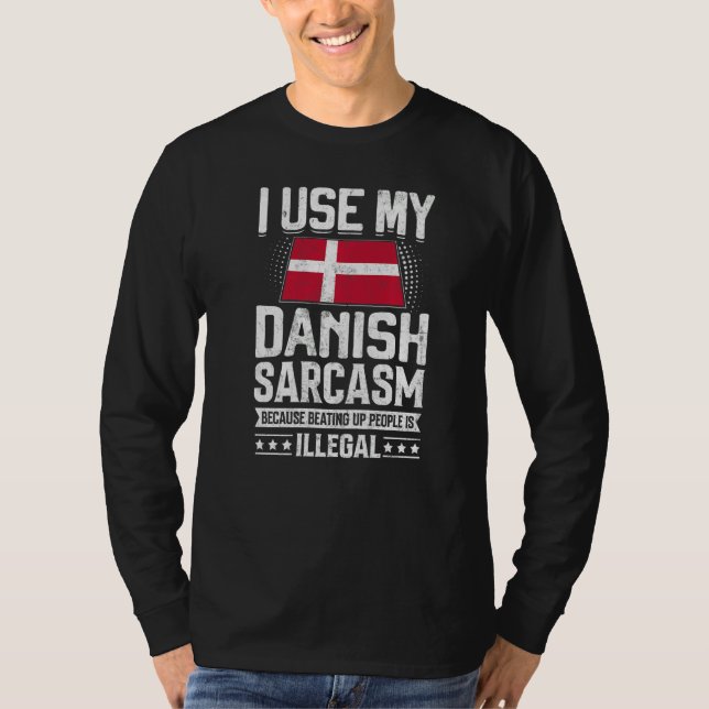 Denmark Flag Souvenirs For Danes Men & Women  2 T-Shirt (Front)