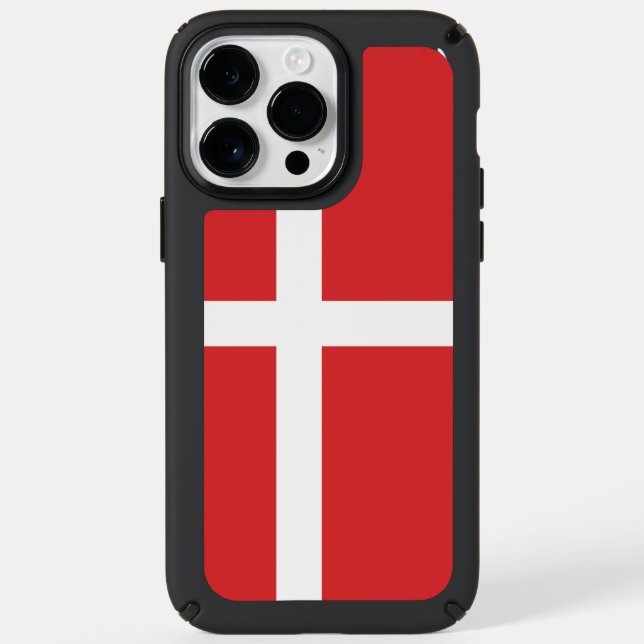 Denmark flag speck iPhone case (Front)