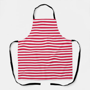 Denmark flag stripes country color pattern red whi apron
