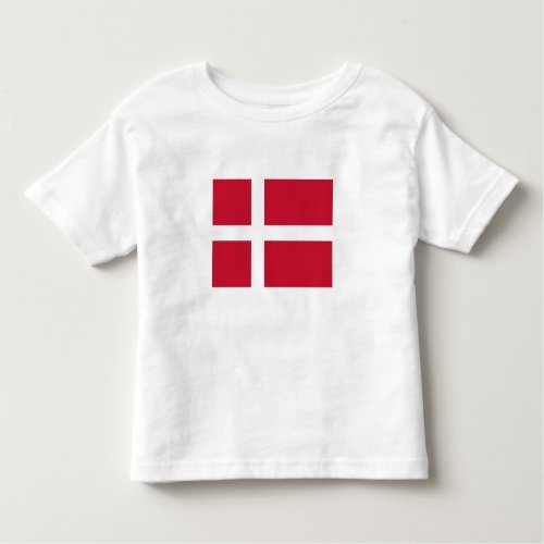 Denmark Flag Toddler T_shirt