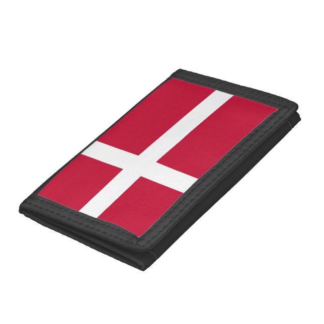 Denmark Flag Tri-fold Wallet (Bottom)