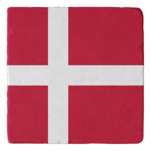 Denmark Flag Trivet