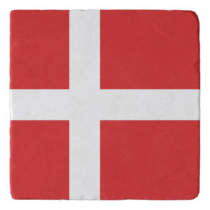 Denmark flag trivet