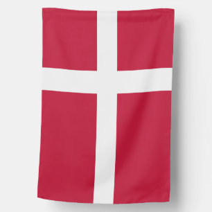 Denmark flag Weatherproof Personalized House Flag