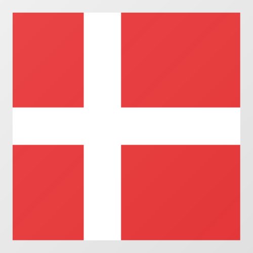 Denmark flag window cling