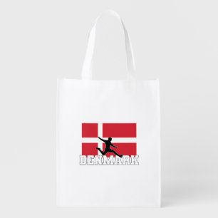 Denmark Football Soccer National Team  Grocery Bag