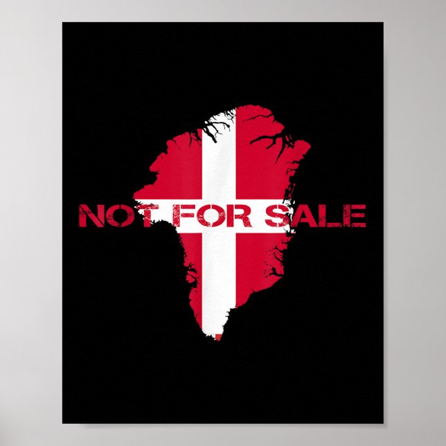 Denmark Greenland Not For Sale Annex Greenland Poster (Front)
