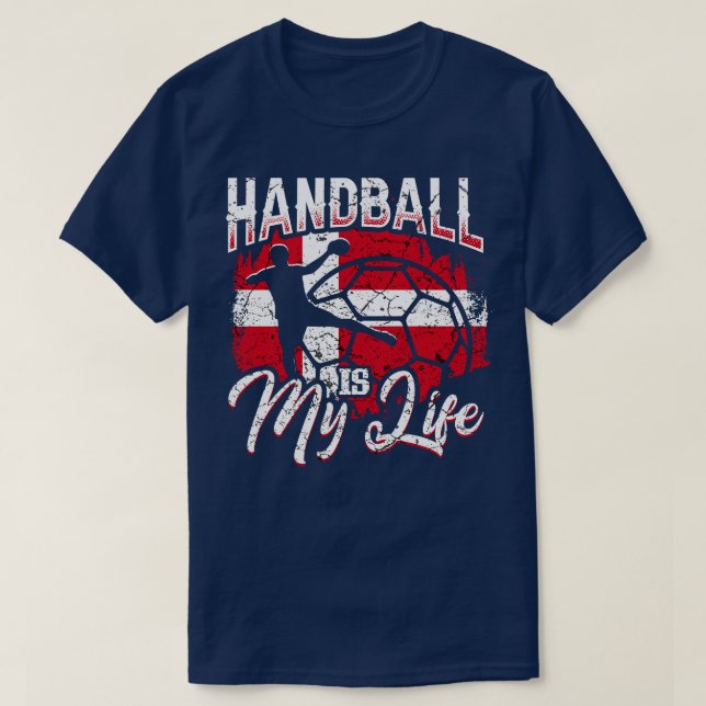Denmark Handball 1 T-Shirt (Design Front)