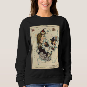 Denmark Illustrative Map Sweatshirt