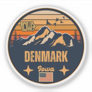 Denmark, Iowa, United States Sticker
