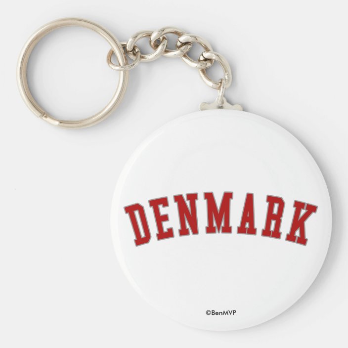 Denmark Keychain