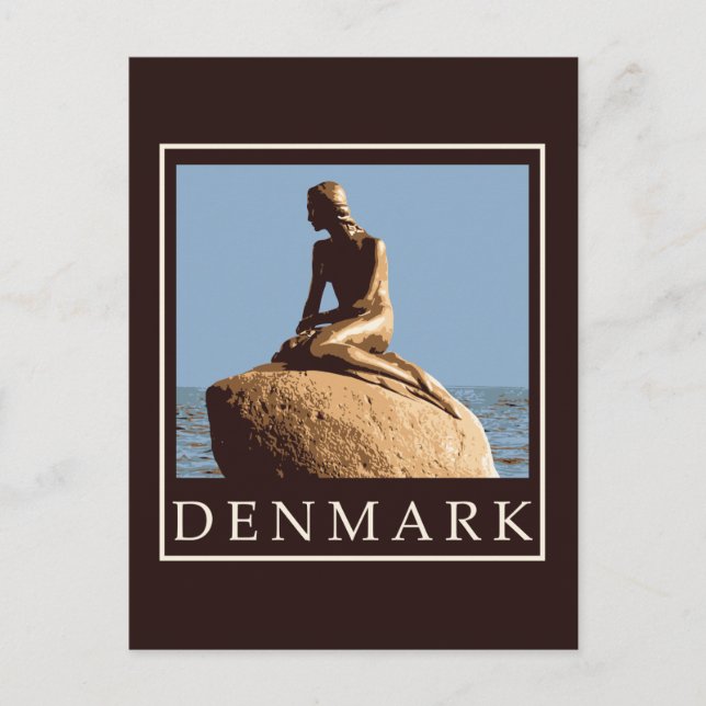 Denmark Little Mermaid Postcard (Front)