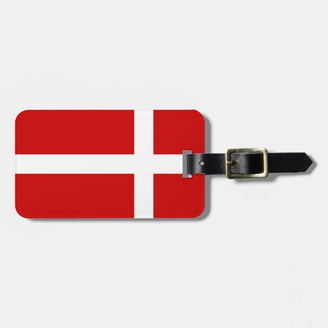 Denmark Luggage Tag (Front Horizontal)